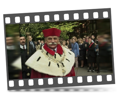 Kadr z filmu "Franciszek Ziejka – rektor na trudne czasy"