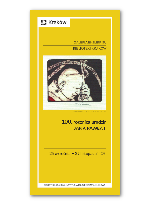 Okładka katalogu "100. rocznica urodzin Jana Pawła II"